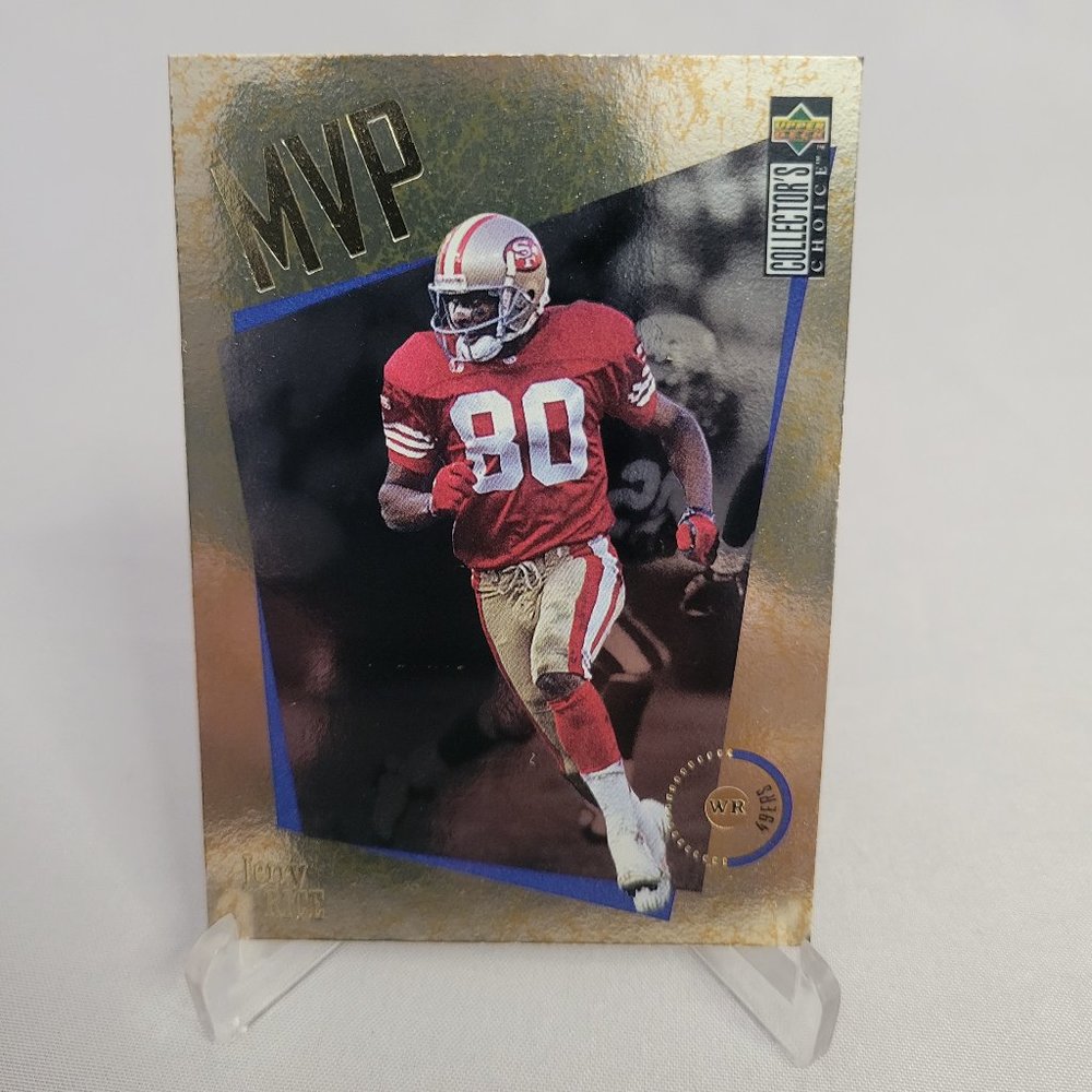 Jerry Rice 1996 Upper Deck Collectors Choice MVP M42 Gold Foil